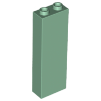 Plaatje in Gallery viewer laden, LEGO® los onderdeel Steen in kleur Zandgroen 2454