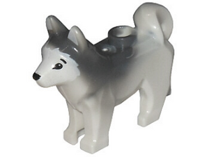LEGO® los onderdeel Landdier in kleur Wit 16606pb001