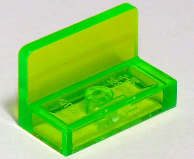 LEGO® los onderdeel Paneel Doorschijnend Helder Groen 4865b