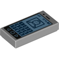 Plaatje in Gallery viewer laden, LEGO® Tegel met Motief Licht Blauwachtig Grijs 3069pb0304