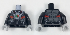 LEGO® los onderdeel Lijf met Motief Zwart 973pb1685c01
