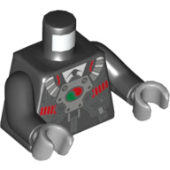 LEGO® los onderdeel Lijf met Motief Zwart 973pb1685c01