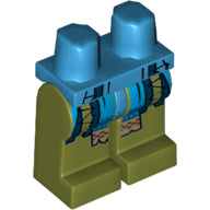 LEGO® Benen met Motief Donker Azuurblauw 970c155pb12