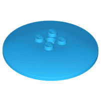 LEGO® los onderdeel Schaal in kleur Donker Azuurblauw 44375b