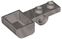 LEGO® los onderdeel Plaat Aangepast in kleur Zilver 88289