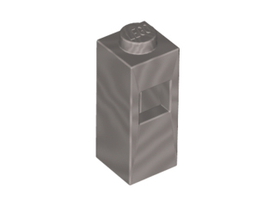 LEGO® los onderdeel Steen Aangepast in kleur Zilver 15444