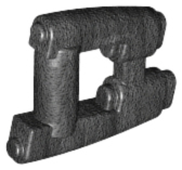 LEGO® los onderdeel Wapen in kleur Parel Donkergrijs 17010