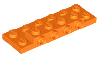 LEGO® los onderdeel Plaat Aangepast in kleur Oranje 87609