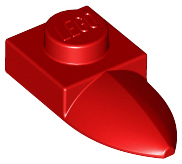 LEGO® los onderdeel Plaat Aangepast in kleur Rood 49668