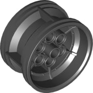 LEGO® los onderdeel Wiel in kleur Zwart 56908