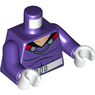 LEGO® los onderdeel Lijf met Motief Donkerpaars 973pb1861c01