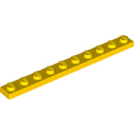 Plaatje in Gallery viewer laden, LEGO® los onderdeel Plaat Algemeen in kleur Geel 4477