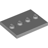 Plaatje in Gallery viewer laden, LEGO® Tegel Aangepast Licht Blauwachtig Grijs 88646