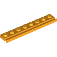 Plaatje in Gallery viewer laden, LEGO® los onderdeel Plaat Aangepast Helder Licht Oranje 4510
