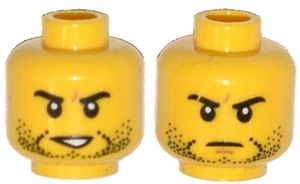 LEGO® los onderdeel Hoofd in kleur Geel 3626cpb1150