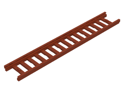 LEGO® los onderdeel Ladder in kleur Roodachtig Bruin 15118
