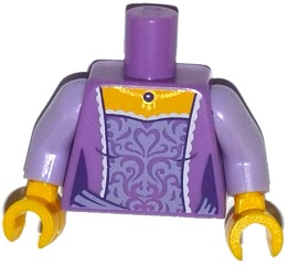 LEGO® onderdeel Lijf met Motief Medium Lavendel 973pb1781c01