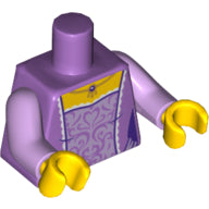 LEGO® onderdeel Lijf met Motief Medium Lavendel 973pb1781c01
