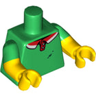 LEGO® los onderdeel Lijf met Motief Groen 973pb1771c01