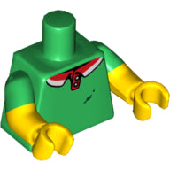 LEGO® los onderdeel Lijf met Motief Groen 973pb1771c01