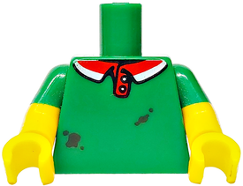 LEGO® los onderdeel Lijf met Motief Groen 973pb1771c01