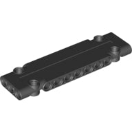 Plaatje in Gallery viewer laden, LEGO® los onderdeel Technisch Paneel in kleur Zwart 15458