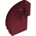 LEGO® los onderdeel Steen Rond in kleur Donkerrood 87559