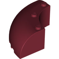 LEGO® los onderdeel Steen Rond in kleur Donkerrood 87559