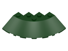 Plaatje in Gallery viewer laden, LEGO® los onderdeel Steen Rond in kleur Donkergroen 95188