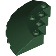 LEGO® los onderdeel Steen Rond in kleur Donkergroen 95188