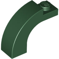 Plaatje in Gallery viewer laden, LEGO® los onderdeel Steen Boog in kleur Donkergroen 6005