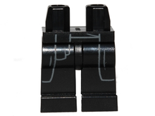 Plaatje in Gallery viewer laden, LEGO® los onderdeel Benen met Motief Zwart 970c00pb0331