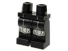 Plaatje in Gallery viewer laden, LEGO® los onderdeel Benen met Motief Zwart 970c00pb0335