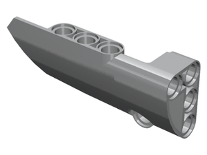 LEGO® los onderdeel Technisch Paneel in kleur Zilver 64683