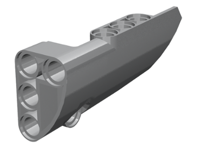 LEGO® los onderdeel Technisch Paneel in kleur Zilver 64391