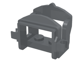 LEGO® Dier Accessoire Donker Blauwachtig Grijs 4491b