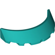 Plaatje in Gallery viewer laden, LEGO® onderdeel Voorruit Doorschijnend Helder Groen 62360