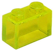 Plaatje in Gallery viewer laden, LEGO® los onderdeel Steen Doorzichtig Neon Groen 3065