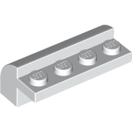 LEGO® los onderdeel Dakpan Gebogen in kleur Wit 6081