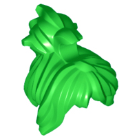 LEGO® los onderdeel Haar in kleur Fel Groen 95326