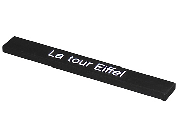 LEGO® los onderdeel Tegel met Motief Zwart 4162pb107