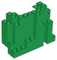 LEGO® los onderdeel Rots in kleur Groen 6082