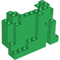 Plaatje in Gallery viewer laden, LEGO® los onderdeel Rots in kleur Groen 6082