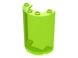 LEGO® los onderdeel Cilinder Doorzichtig Neon Groen 85941