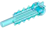 Plaatje in Gallery viewer laden, LEGO® los onderdeel Accessoire Doorzichtig Lichtblauw 6117