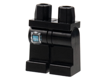 Plaatje in Gallery viewer laden, LEGO® los onderdeel Benen met Motief Zwart 970c00pb0371
