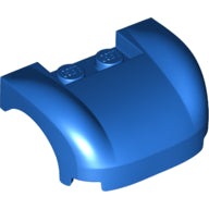 LEGO® los onderdeel Spatbord in kleur Blauw 18051