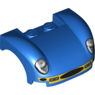 LEGO® los onderdeel Spatbord met Motief Blauw 18051pb001