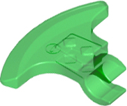 LEGO® los onderdeel Wapen in kleur Doorzichtig Groen 53454