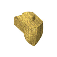 Plaatje in Gallery viewer laden, LEGO® los onderdeel Plaat Aangepast Parel Goud 15070
